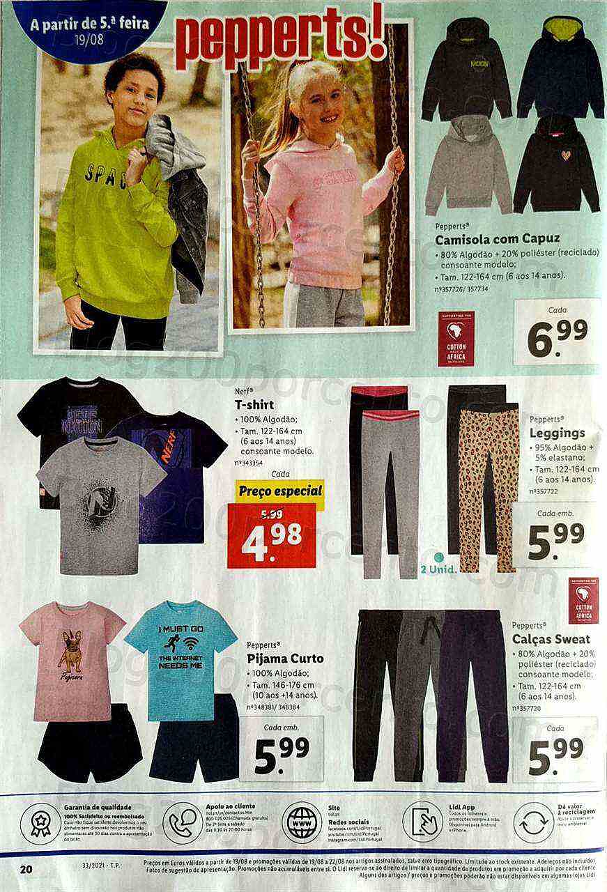 Antevisão Folheto Lidl  Promoções de 16 a 22 agosto