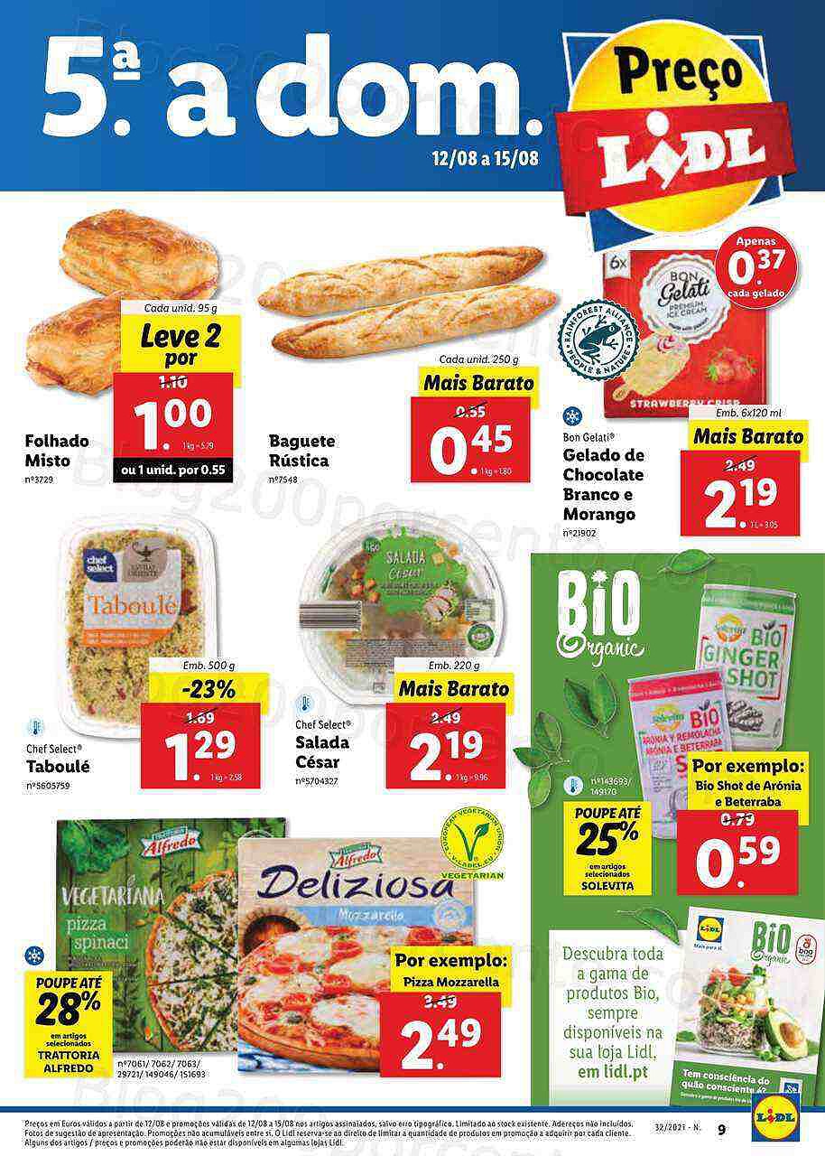 Lidl 9 a 15 agosto