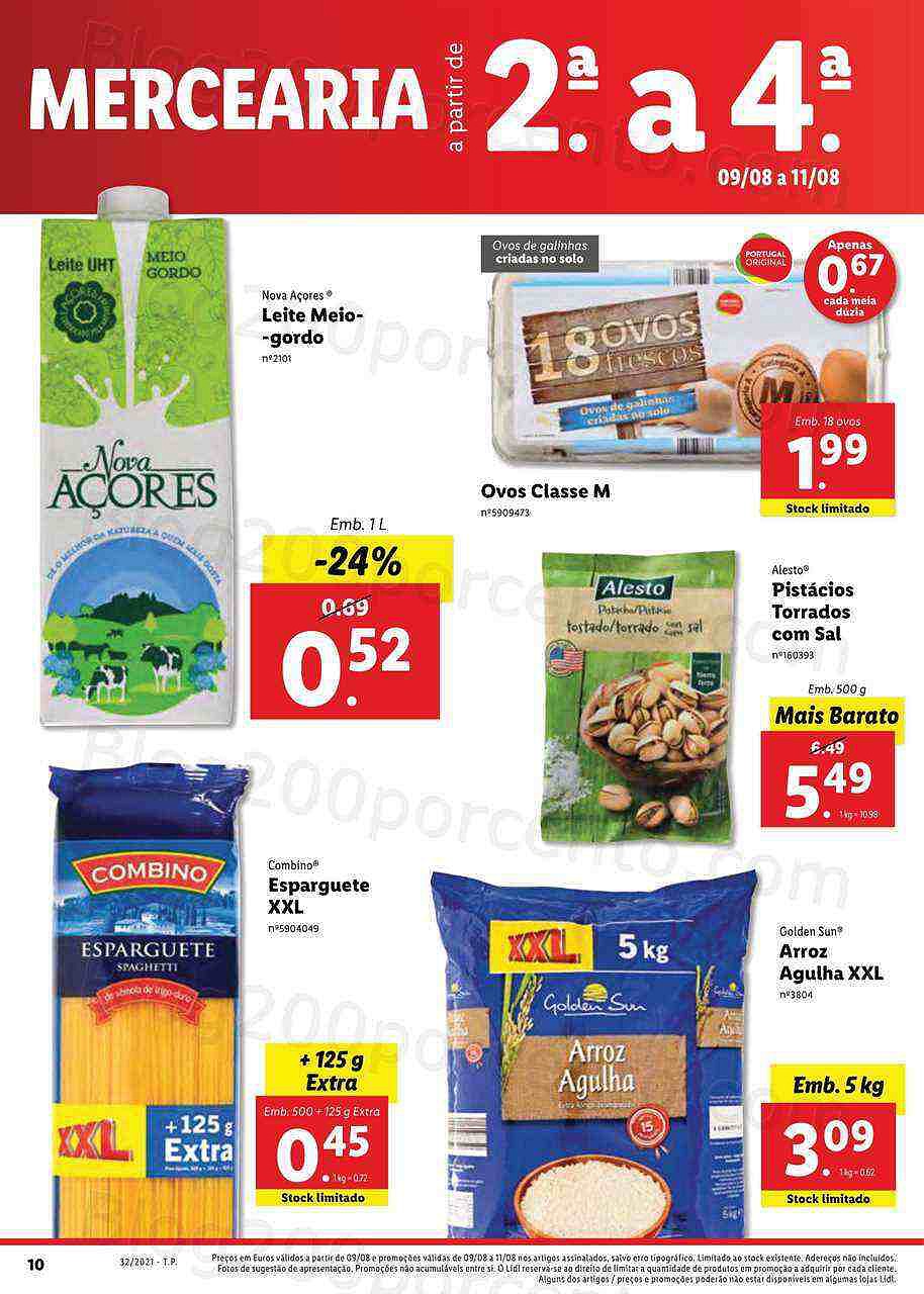 Lidl 9 a 15 agosto