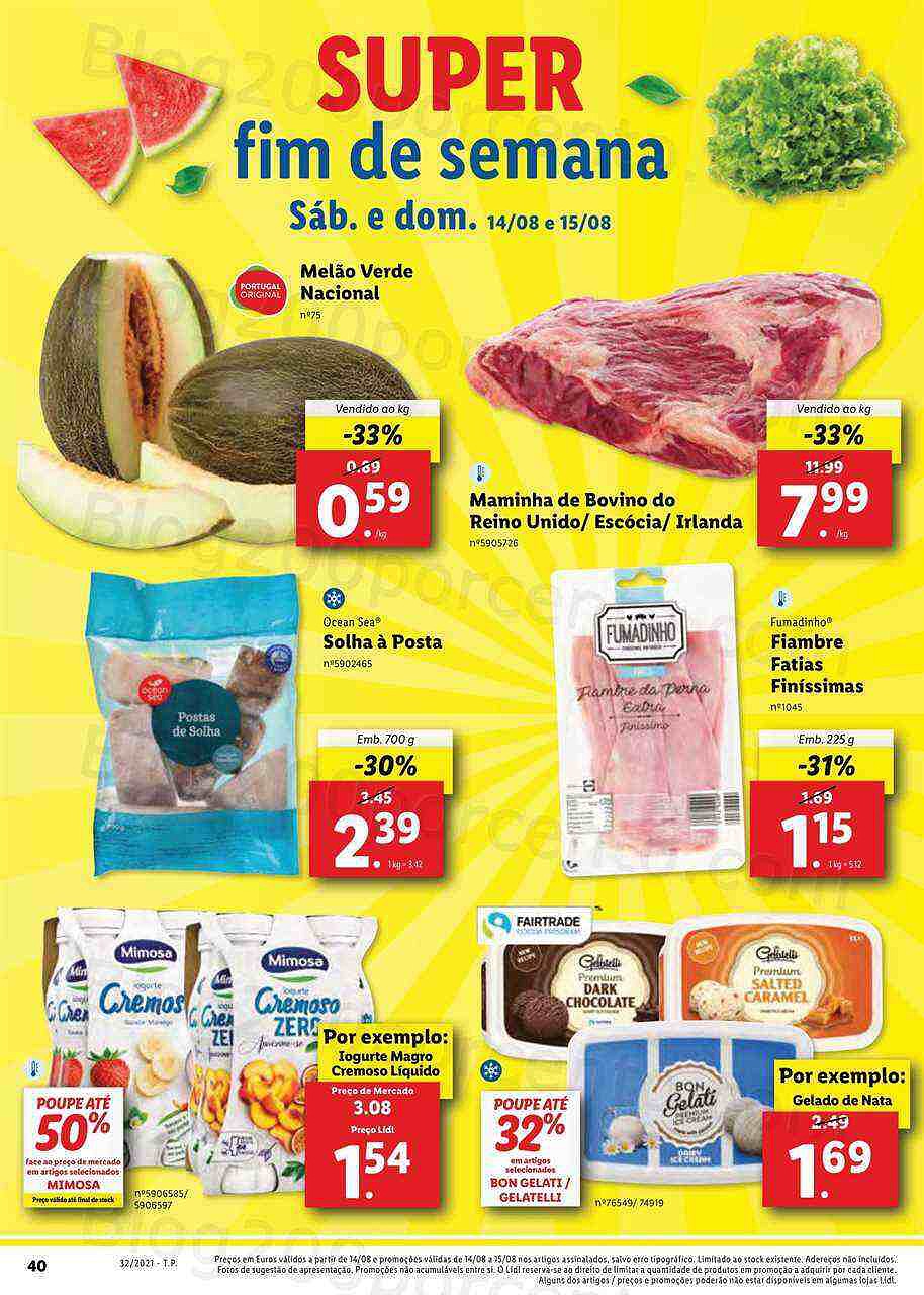 Lidl 9 a 15 agosto