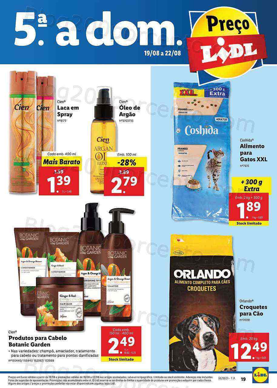 Antevisão Folheto LIDL 16 a 22 agosto - digital