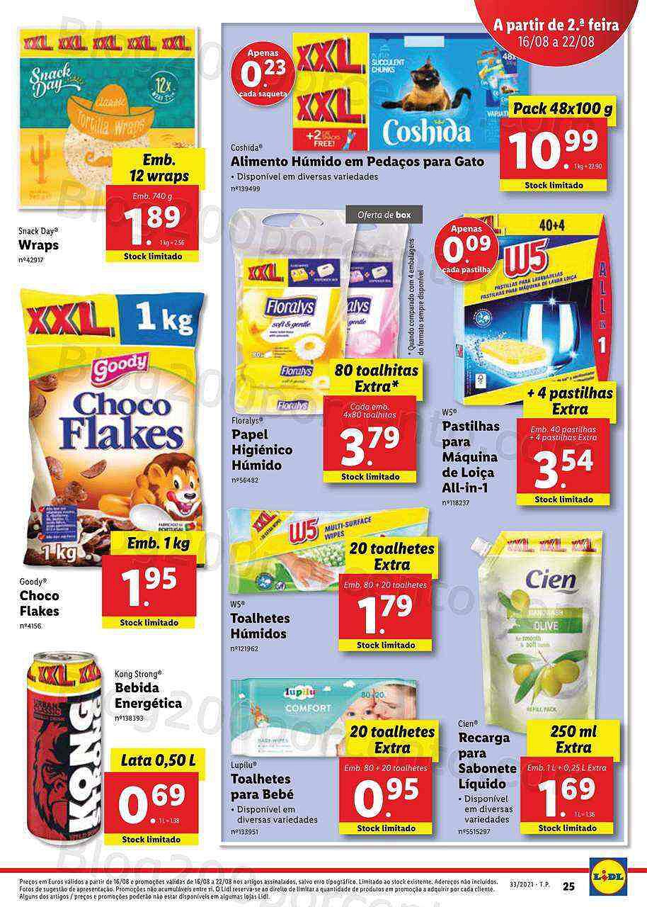 Antevisão Folheto LIDL 16 a 22 agosto - digital
