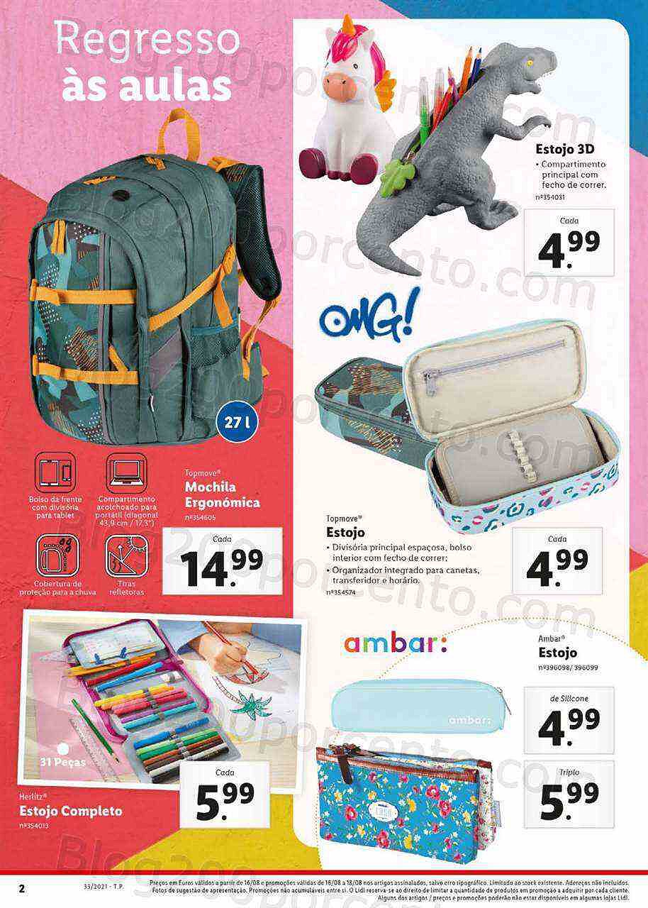 Antevisão Folheto LIDL 16 a 22 agosto - digital