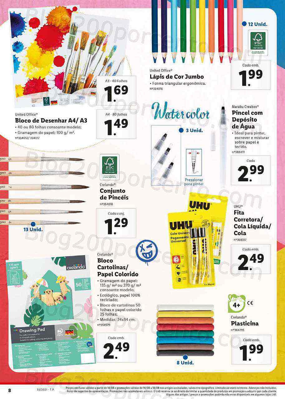 Antevisão Folheto LIDL 16 a 22 agosto - digital