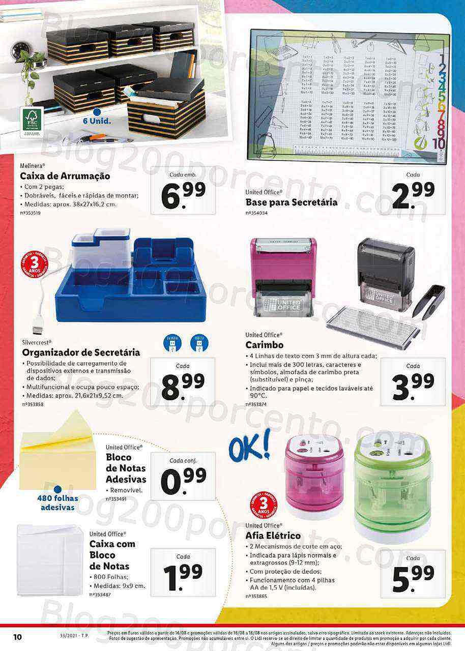 Antevisão Folheto LIDL 16 a 22 agosto - digital