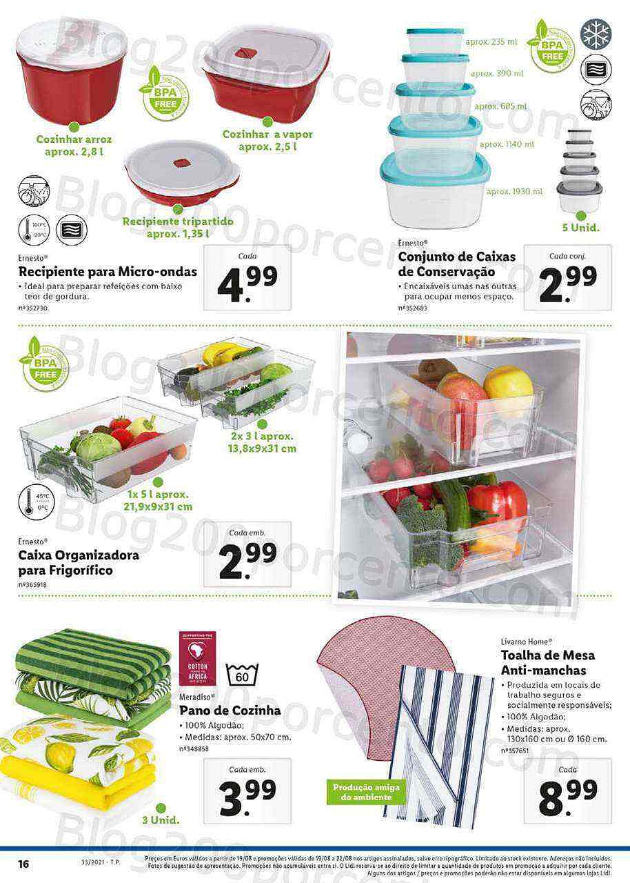 Antevisão Folheto LIDL 16 a 22 agosto - digital