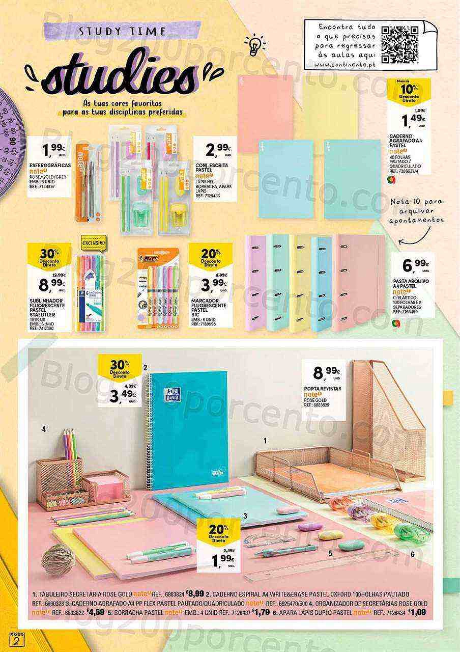 Antevisão Folheto Regresso às Aulas Continente