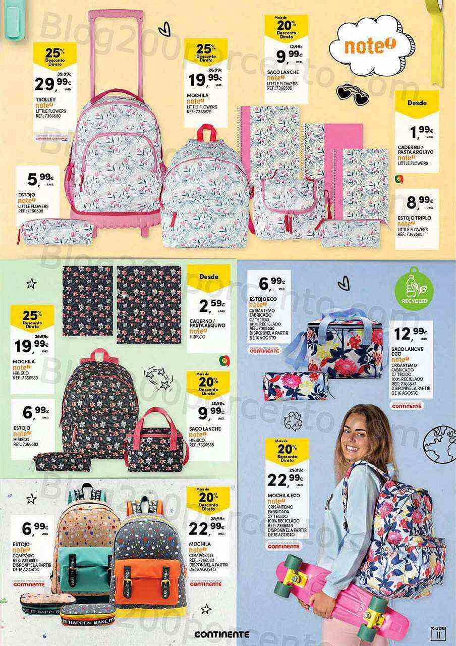 Antevisão Folheto Regresso às Aulas Continente