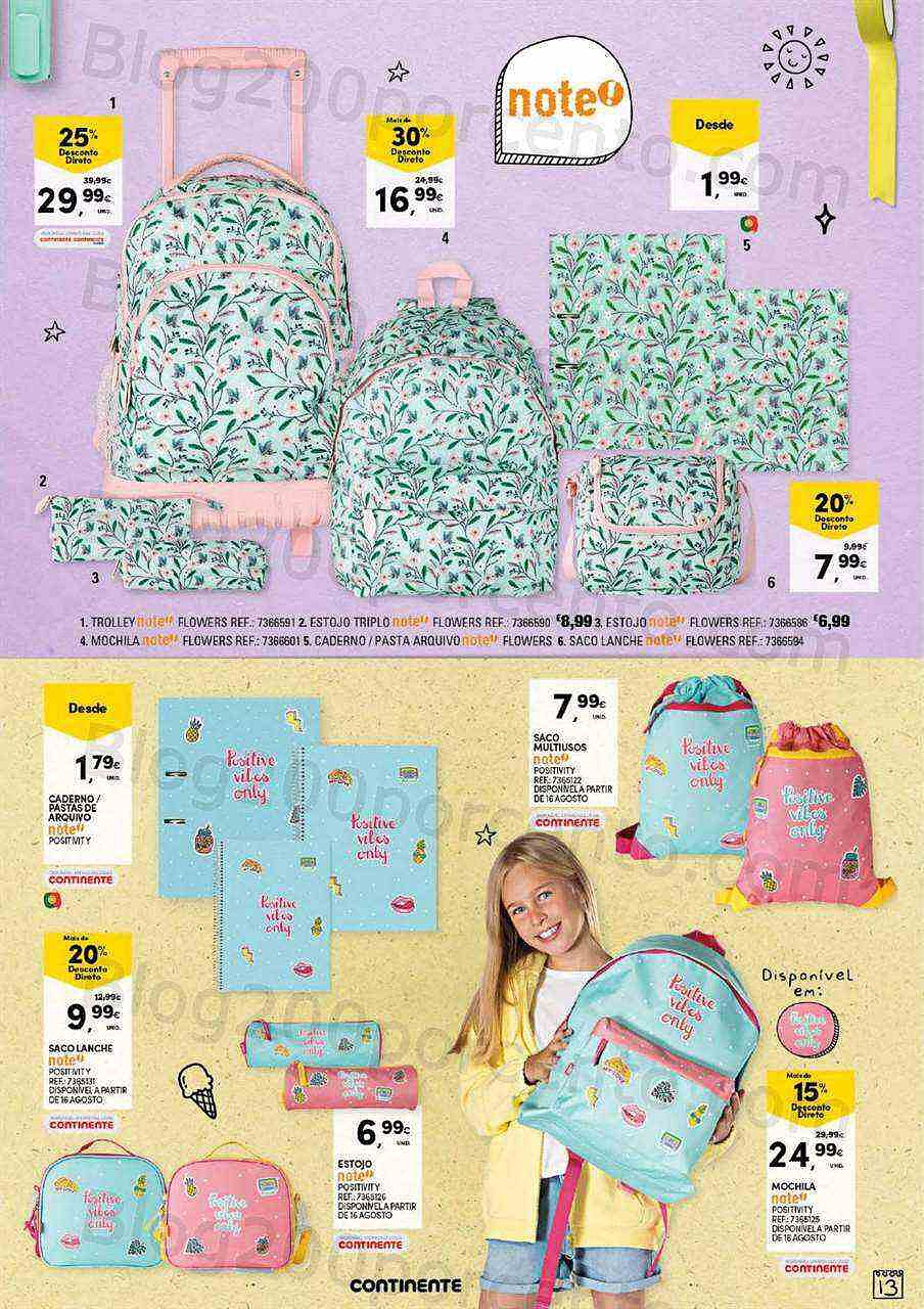 Antevisão Folheto Regresso às Aulas Continente