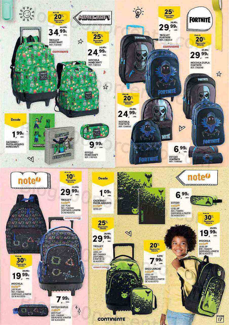 Antevisão Folheto Regresso às Aulas Continente