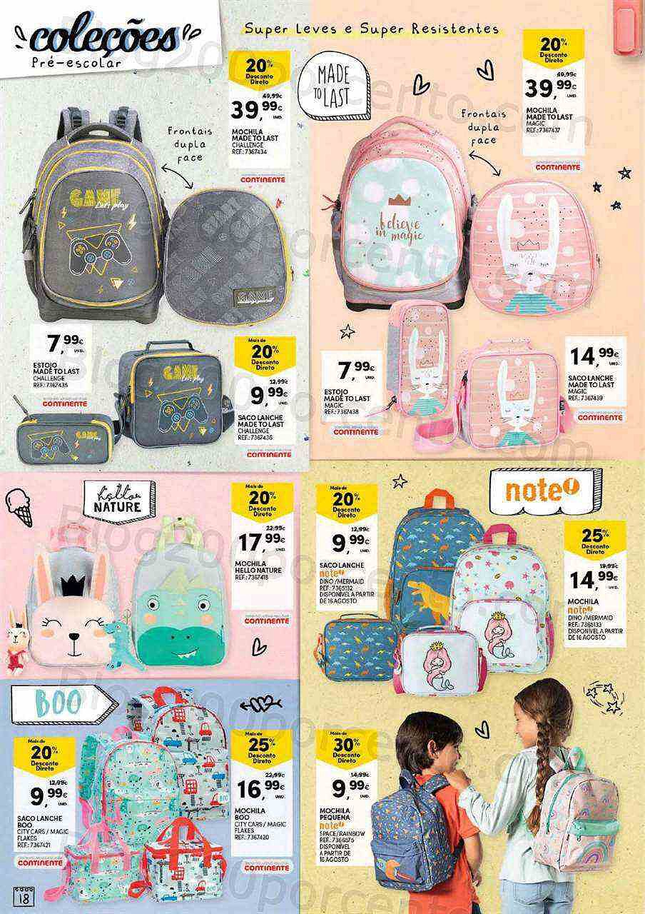 Antevisão Folheto Regresso às Aulas Continente