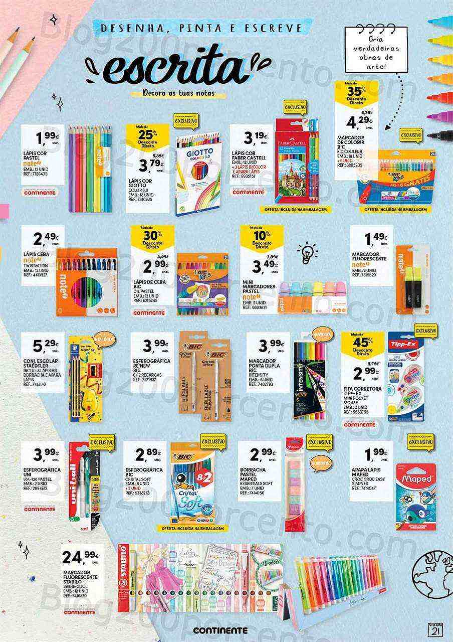 Antevisão Folheto Regresso às Aulas Continente