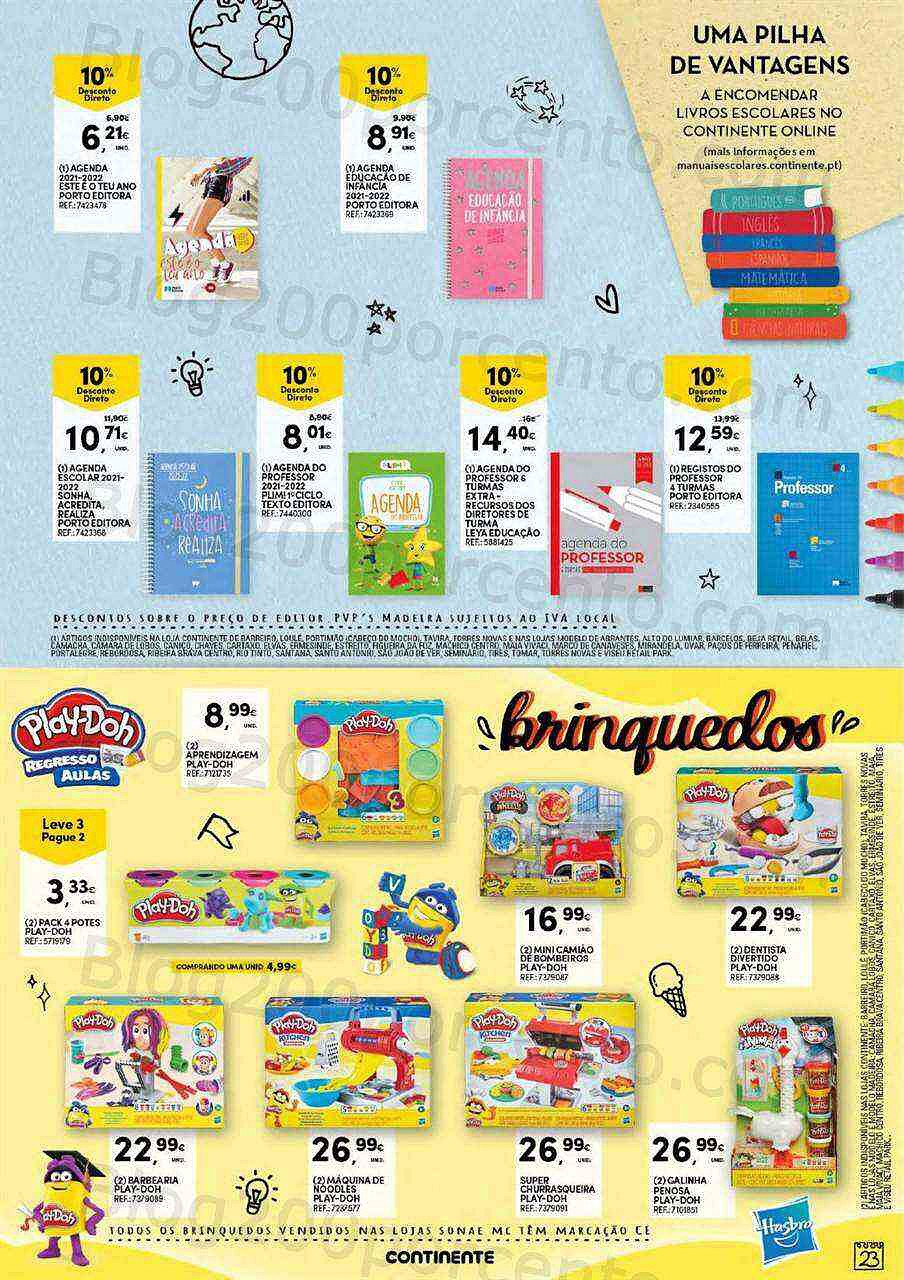 Antevisão Folheto Regresso às Aulas Continente