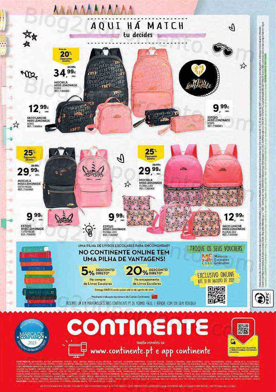 Antevisão Folheto Regresso às Aulas Continente