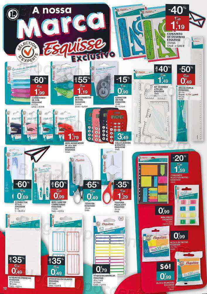 Antevisão Folheto E-LECLERC Regresso às Aulas 17 agosto a 12 setembro