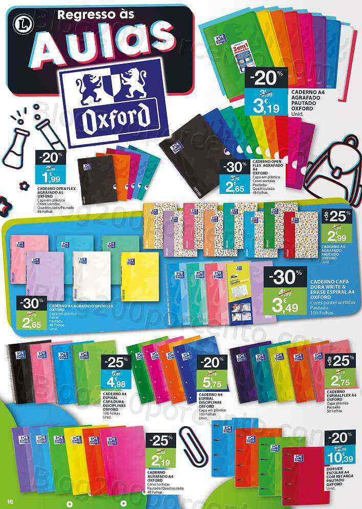 Antevisão Folheto E-LECLERC Regresso às Aulas 17 agosto a 12 setembro