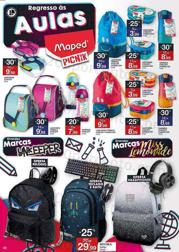 Antevisão Folheto E-LECLERC Regresso às Aulas 17 agosto a 12 setembro