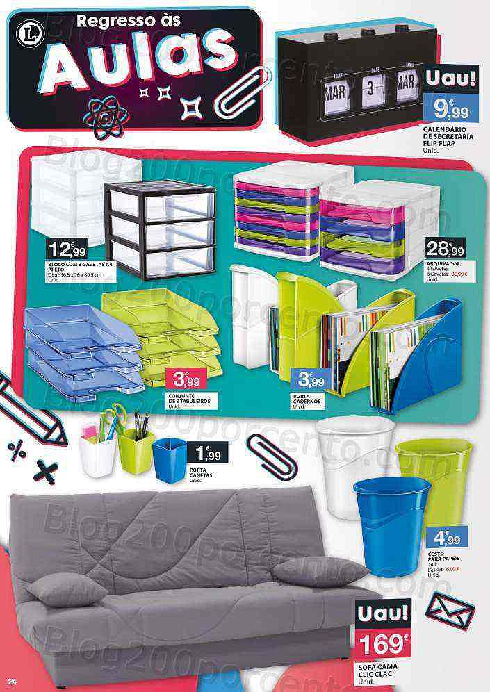 Antevisão Folheto E-LECLERC Regresso às Aulas 17 agosto a 12 setembro