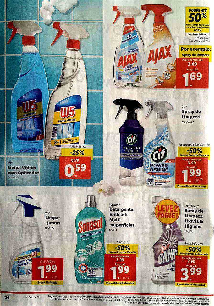 LIDL Antevisão Folheto 23 a 29 agosto