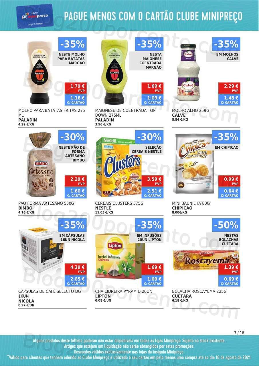 Clube Minipreço 12 a 18 agosto
