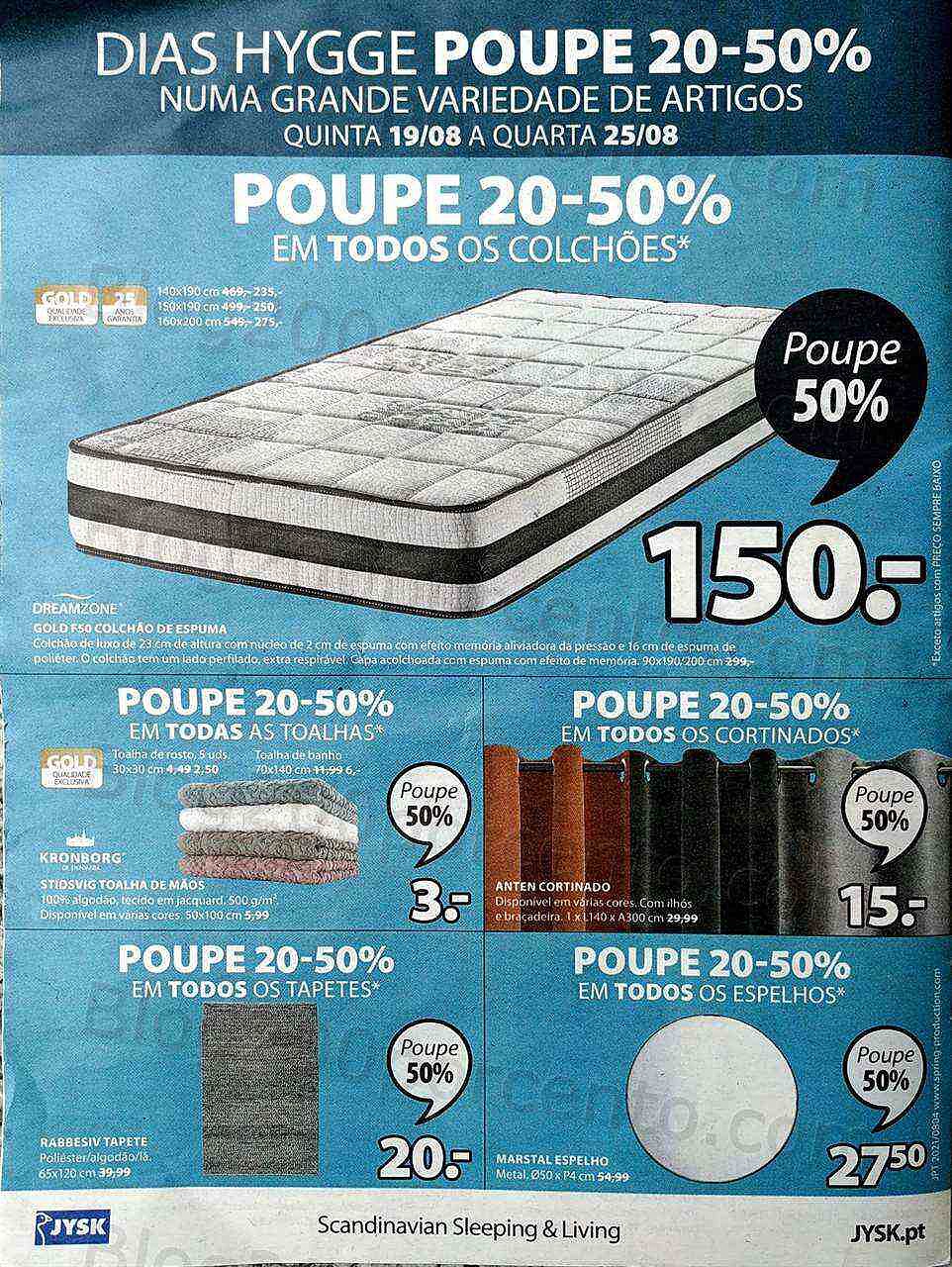 Antevisão Folheto Jysk   19 agosto a 2 setembro