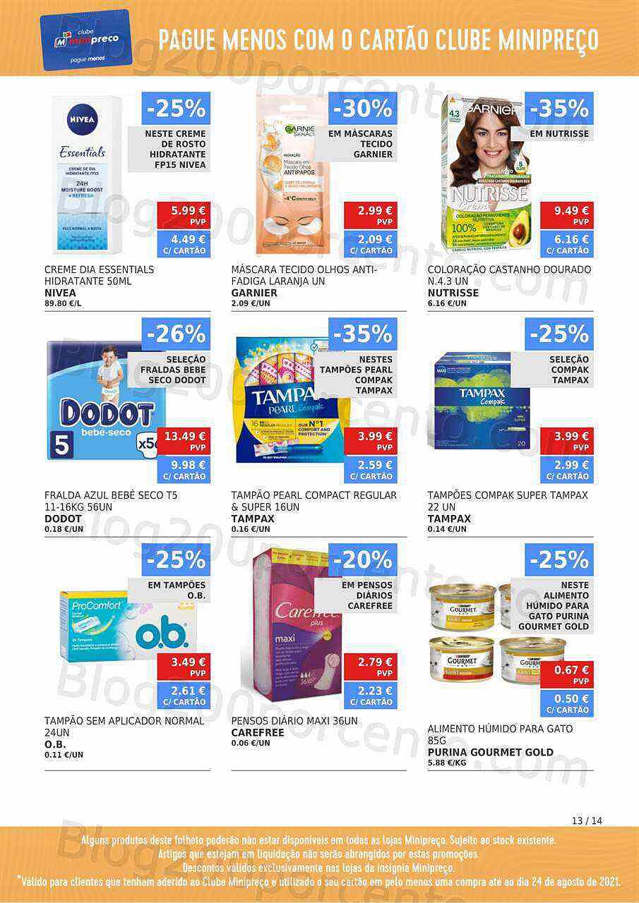 Clube Minipreço 26 agosto a 1 setembro