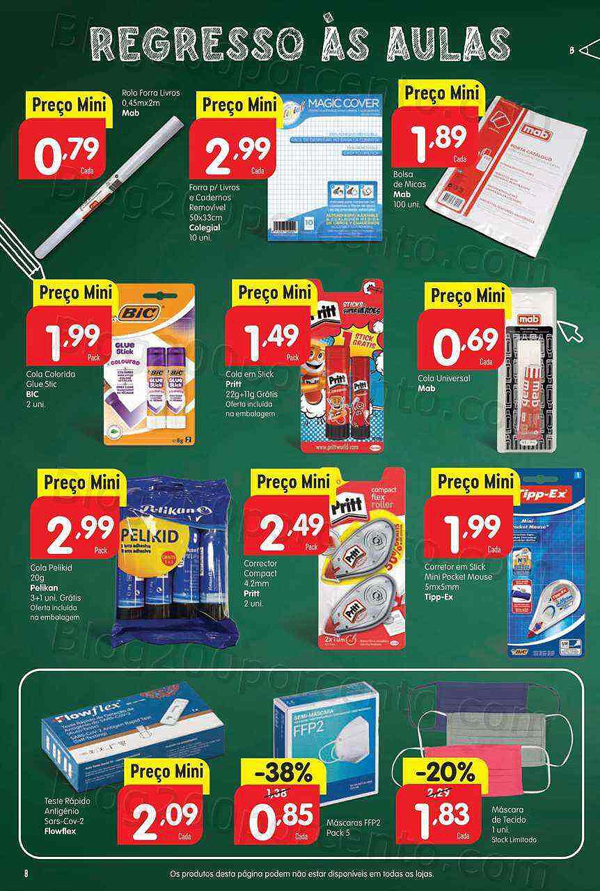 Minipreço Mensal Regresso Aulas