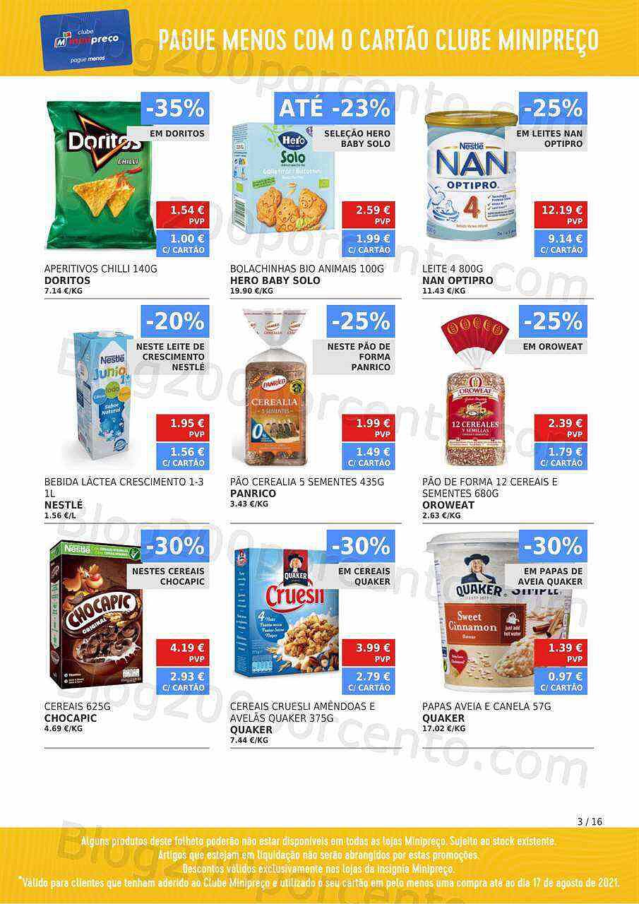 Minipreço Clube 19 a 25 agosto