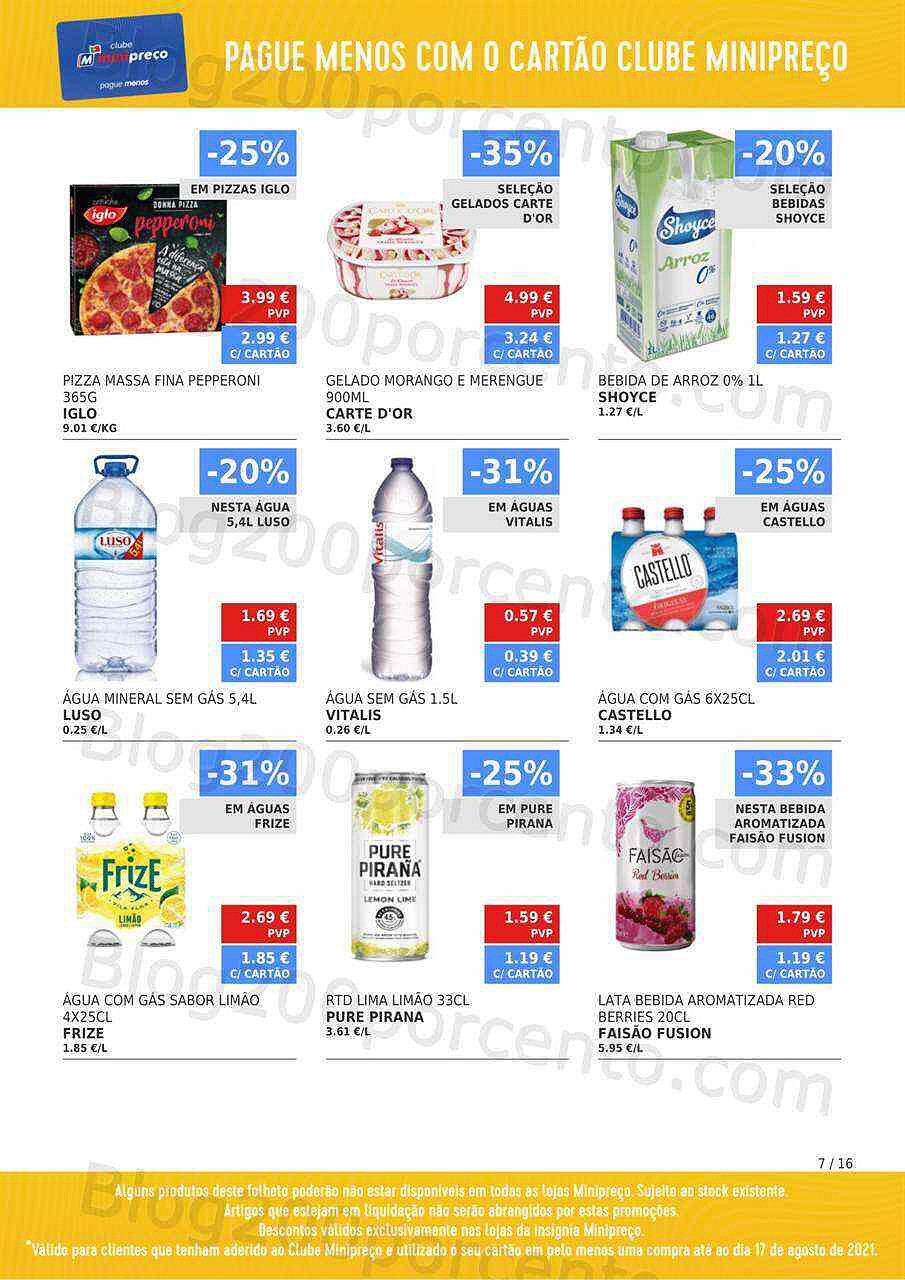 Minipreço Clube 19 a 25 agosto