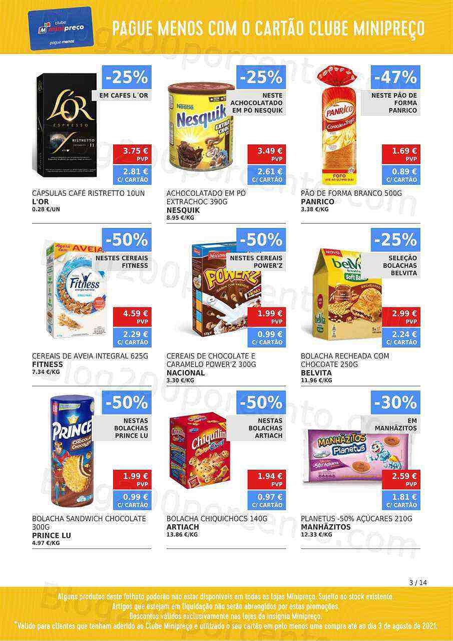Clube Minipreço 5 a 11 agosto