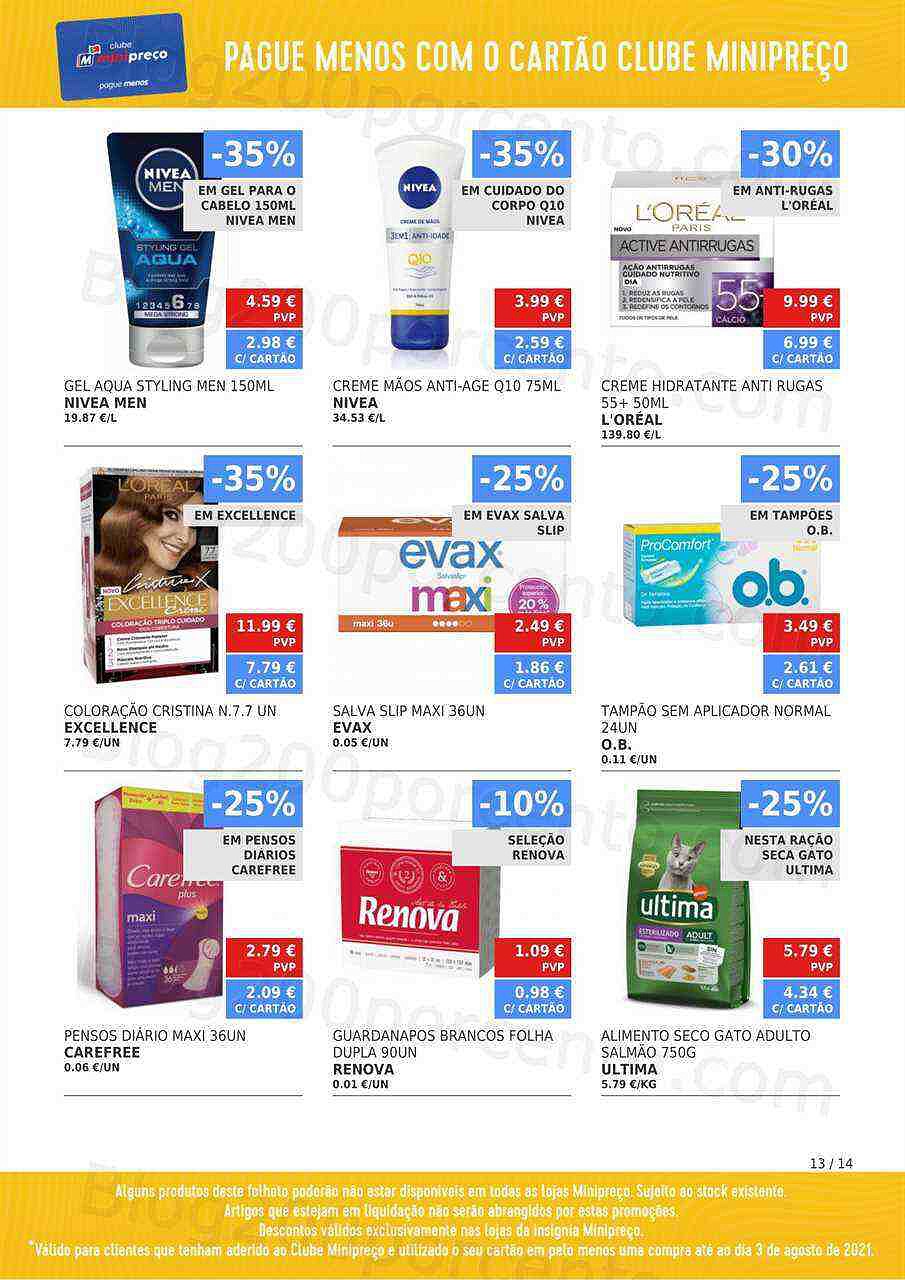 Clube Minipreço 5 a 11 agosto