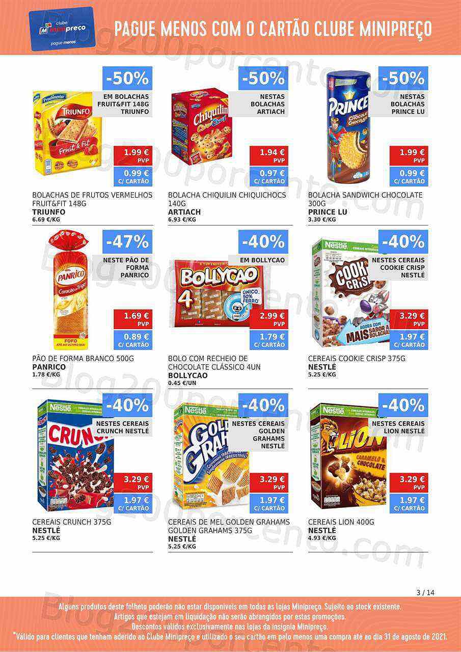 Minipreço Clube 2 a 8 setembro
