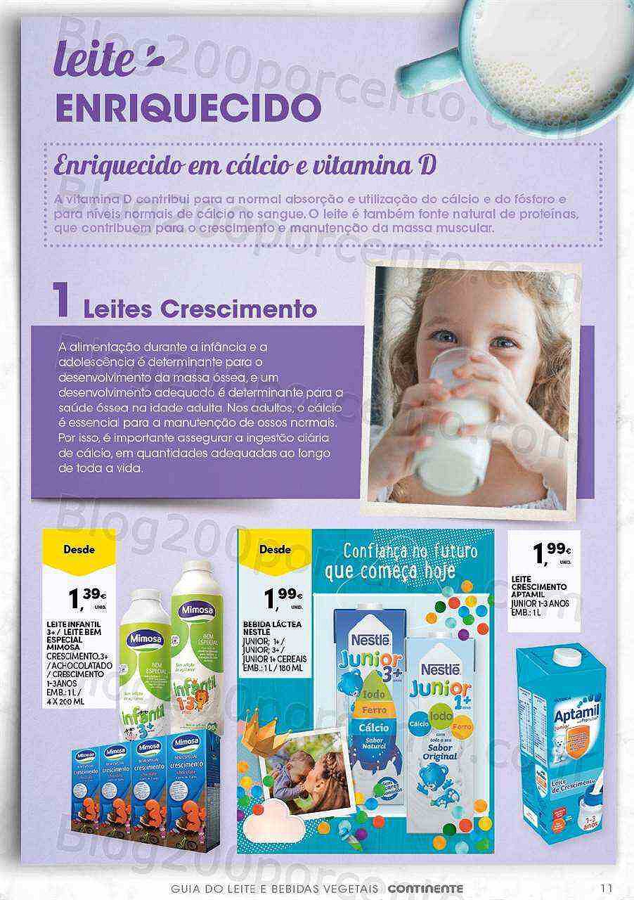 Antevisão Folheto CONTINENTE Especial Leite e Bebidas Vegetais Promoções de 7 setembro a 3 outubro