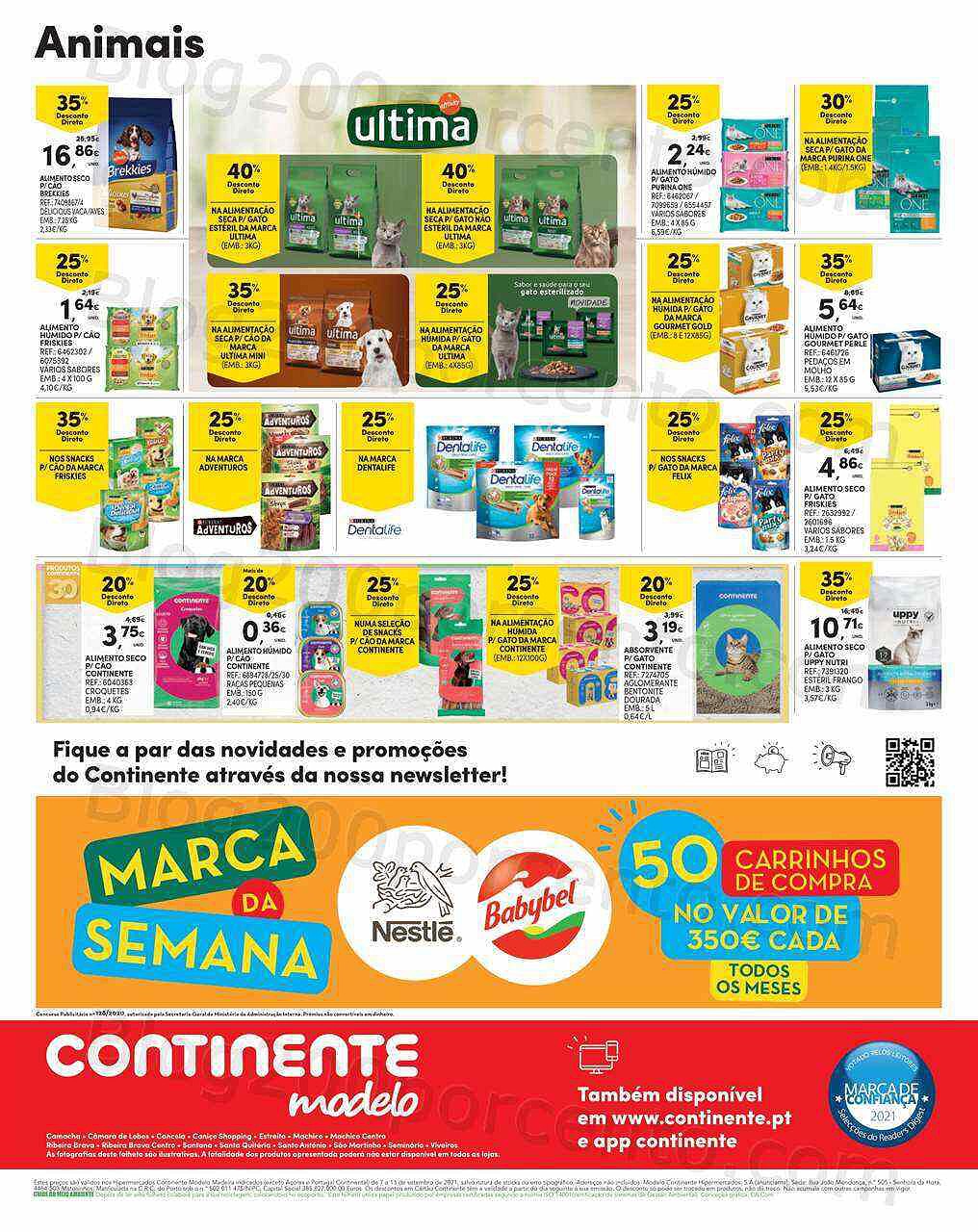 Antevisão Folheto CONTINENTE Madeira Promoções de 7 a 13 setembro