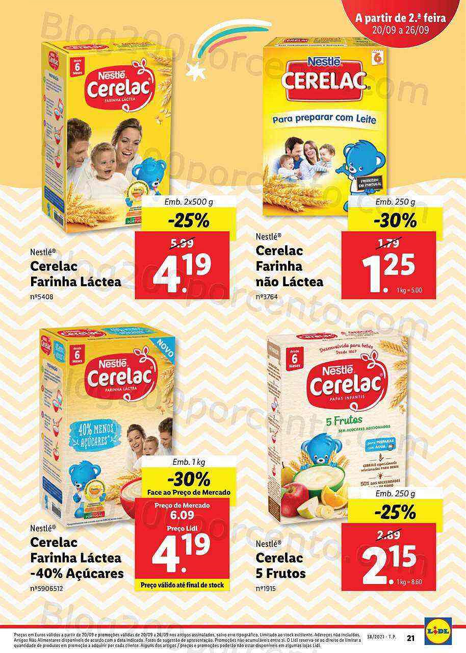 LIDL Bebé e Mamã 20 a 26 setembro