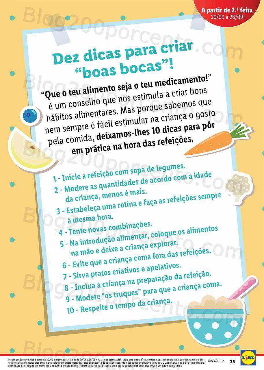 LIDL Bebé e Mamã 20 a 26 setembro