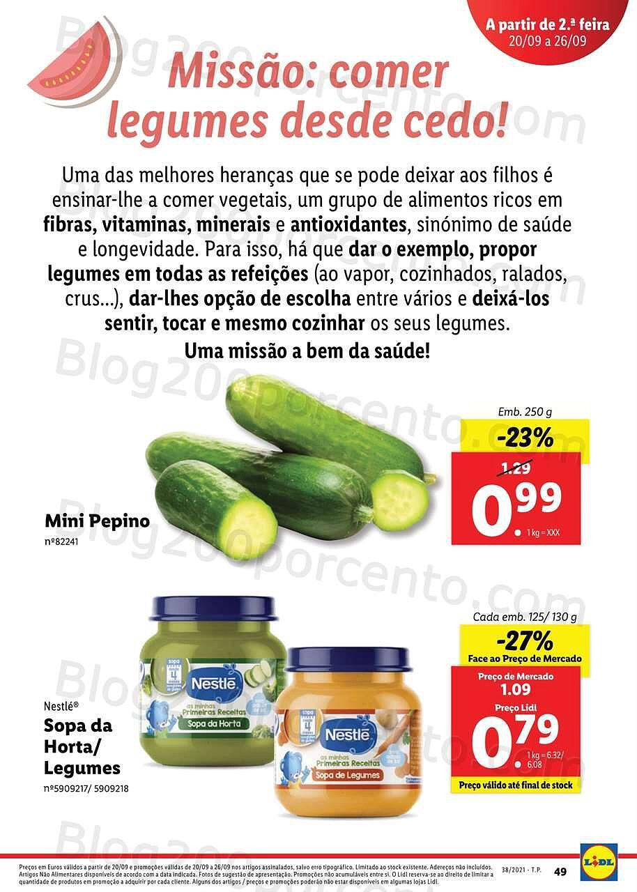 LIDL Bebé e Mamã 20 a 26 setembro