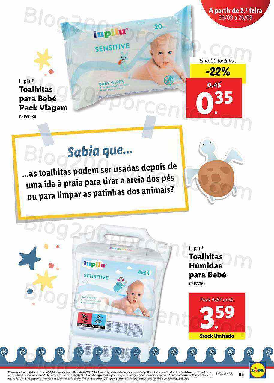 LIDL Bebé e Mamã 20 a 26 setembro