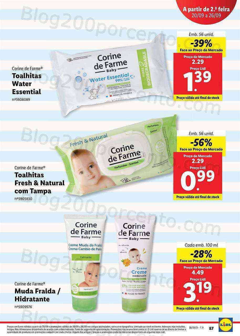 LIDL Bebé e Mamã 20 a 26 setembro