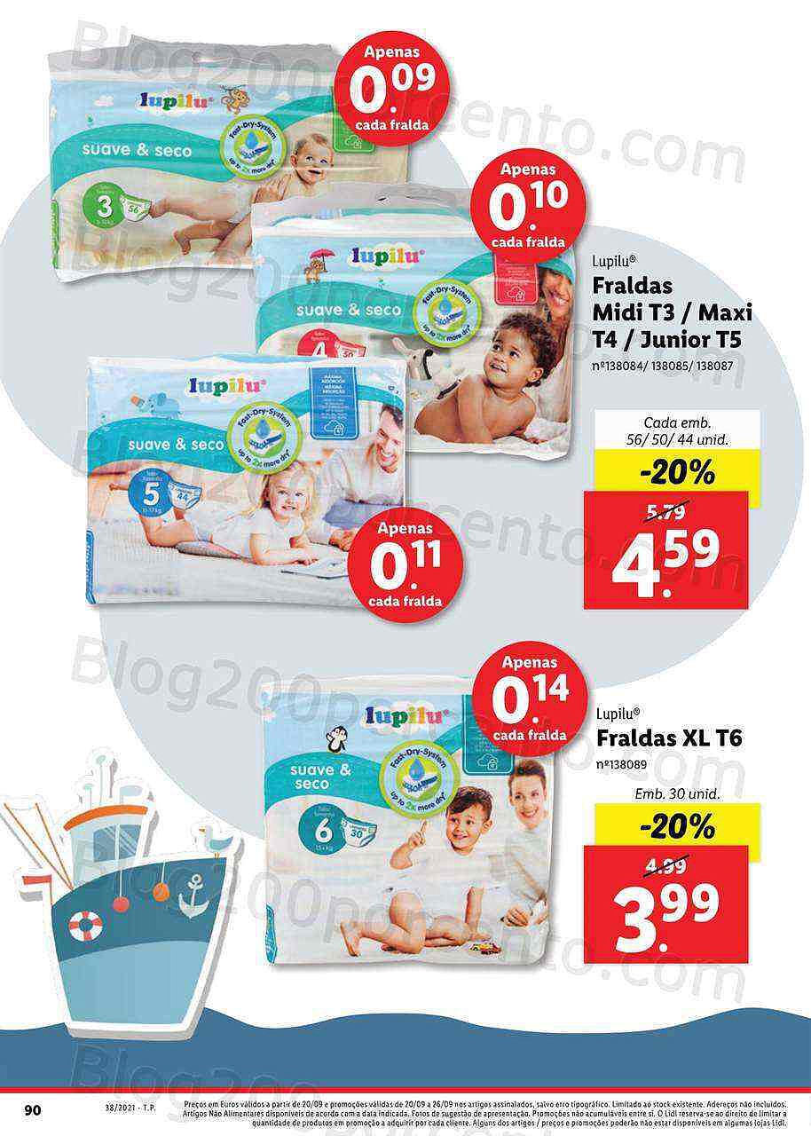 LIDL Bebé e Mamã 20 a 26 setembro