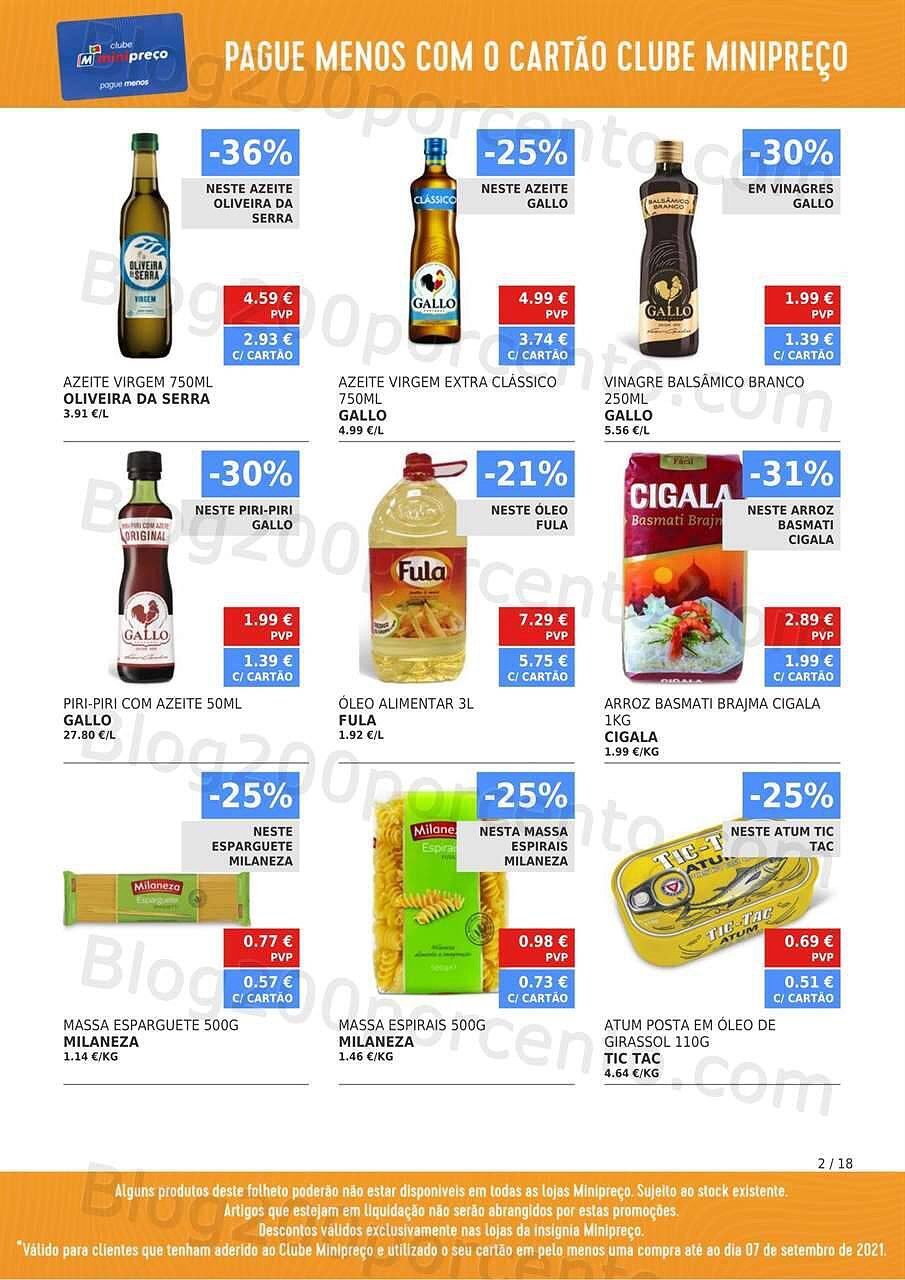 Antevisão Folheto Clube MINIPREÇO Promoções de 9 a 15 setembro