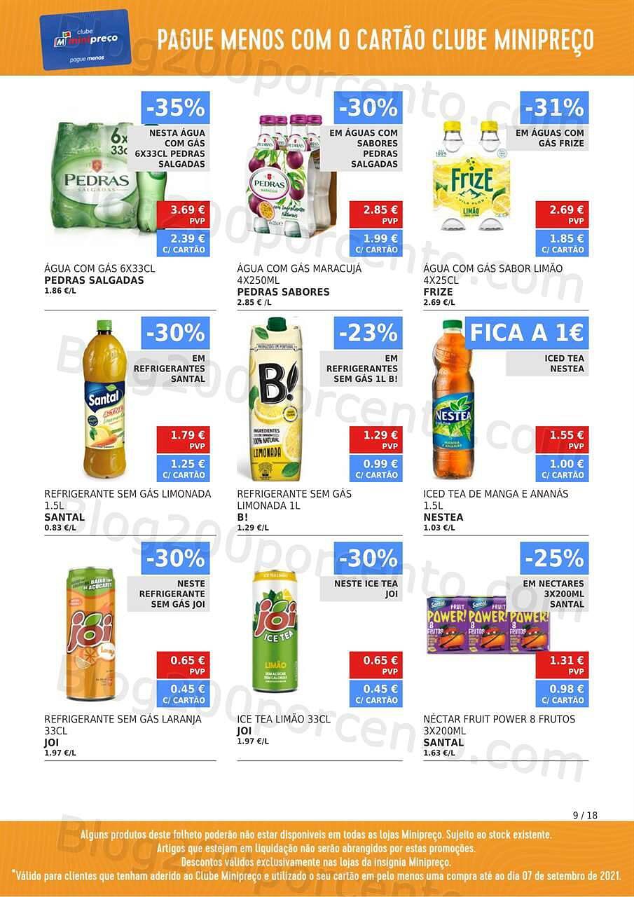 Antevisão Folheto Clube MINIPREÇO Promoções de 9 a 15 setembro