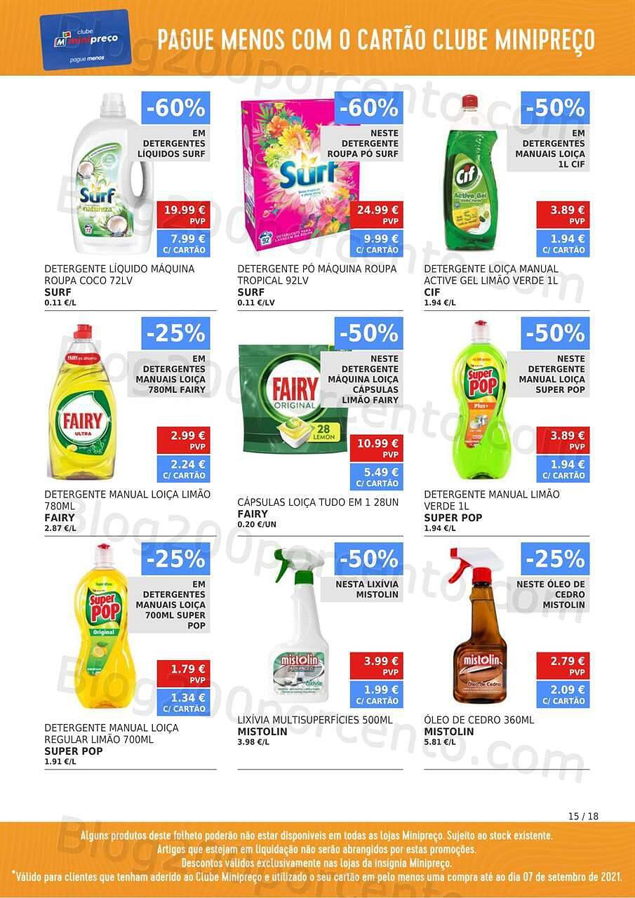 Antevisão Folheto Clube MINIPREÇO Promoções de 9 a 15 setembro