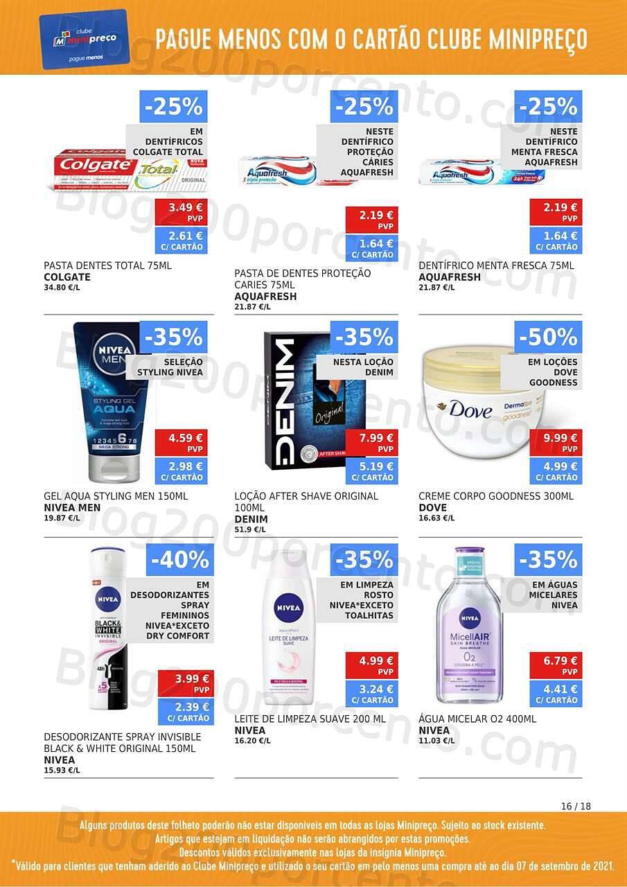 Antevisão Folheto Clube MINIPREÇO Promoções de 9 a 15 setembro