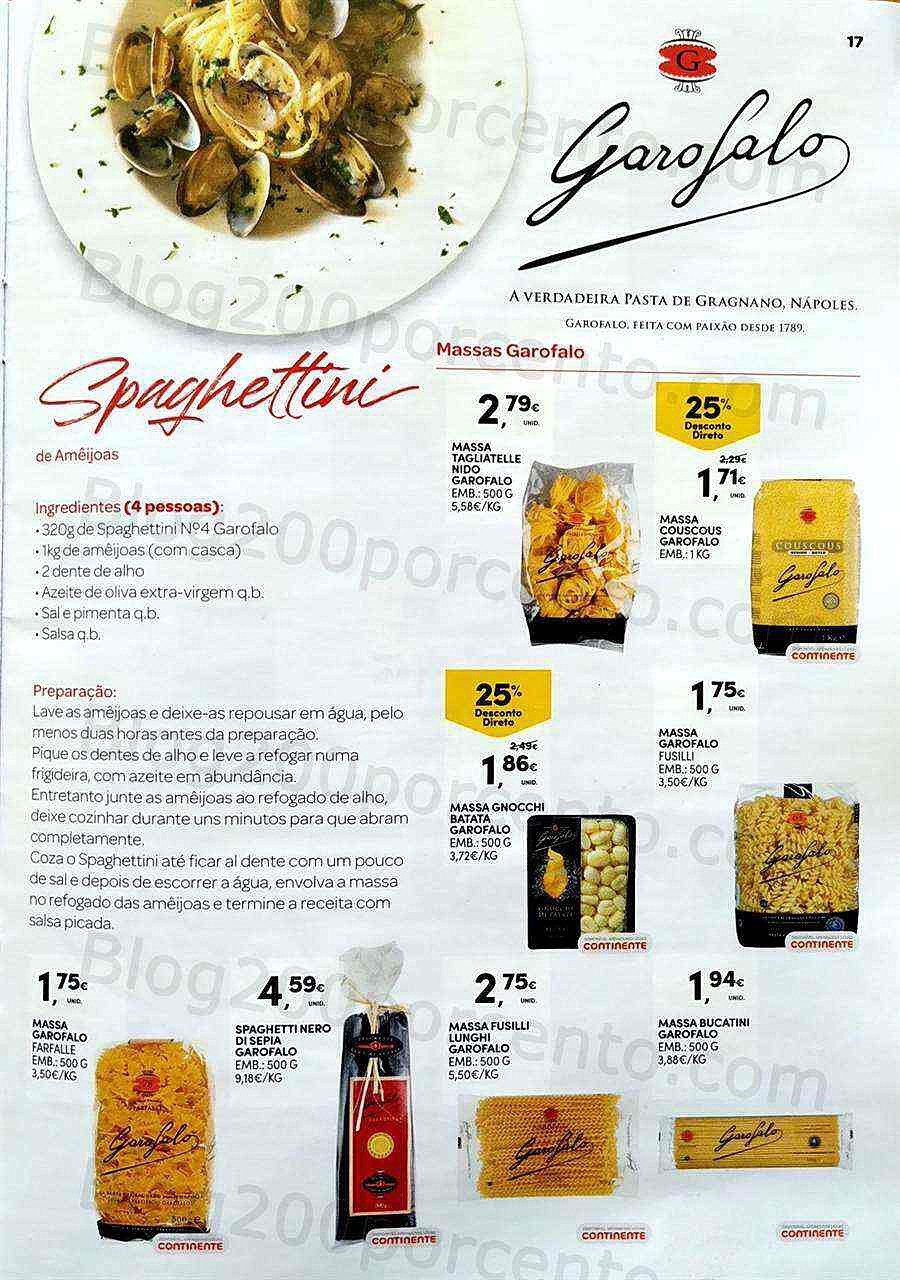 Antevisão Folheto Especial Massas