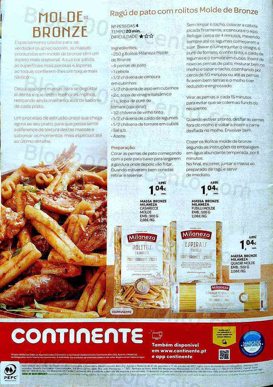 Antevisão Folheto Especial Massas