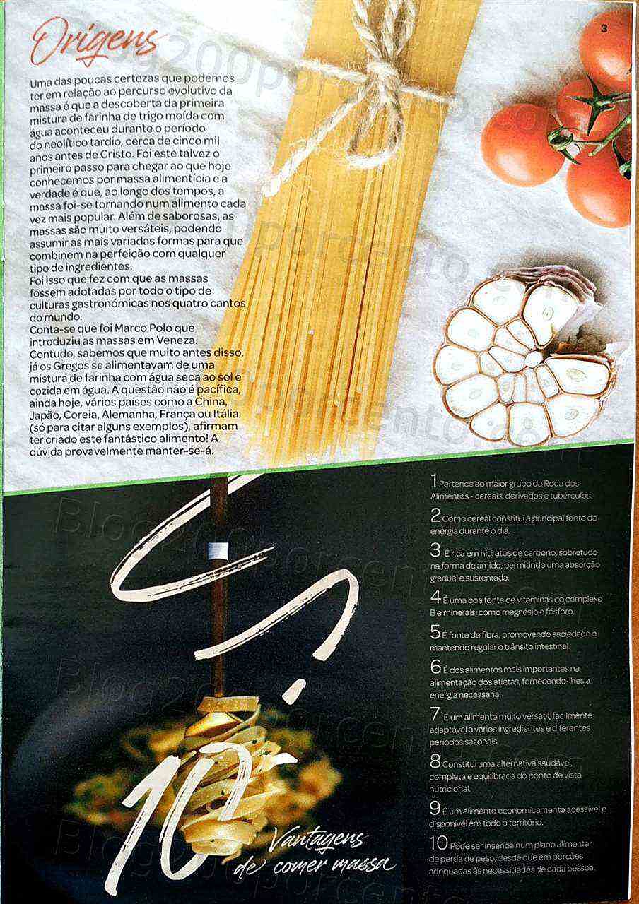 Antevisão Folheto Especial Massas