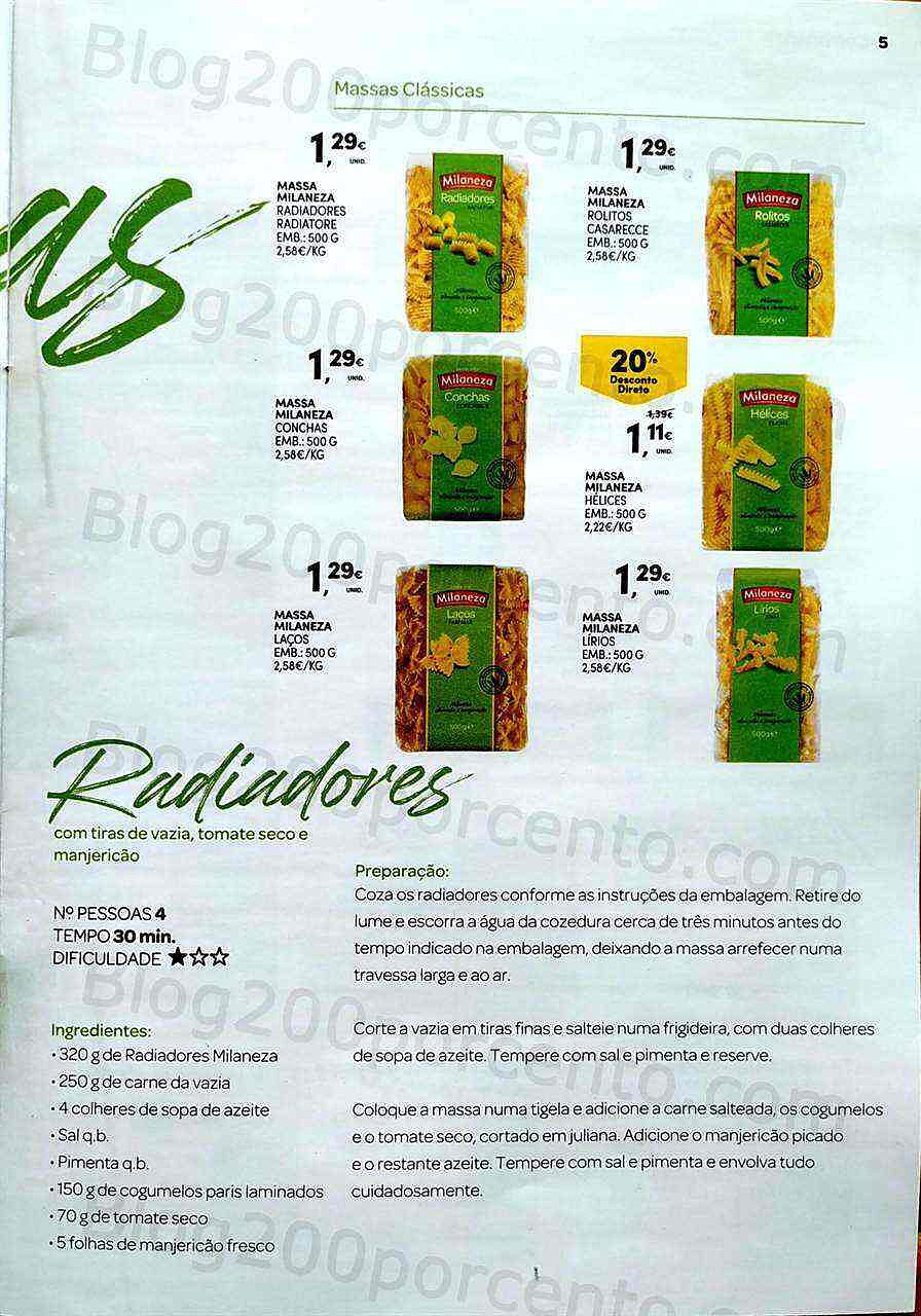 Antevisão Folheto Especial Massas