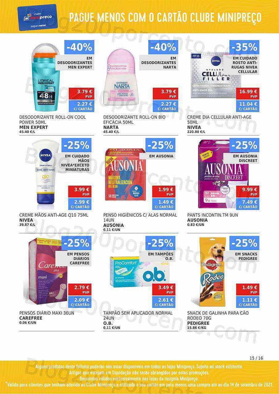 Minipreço Clube 16 a 22 setembro