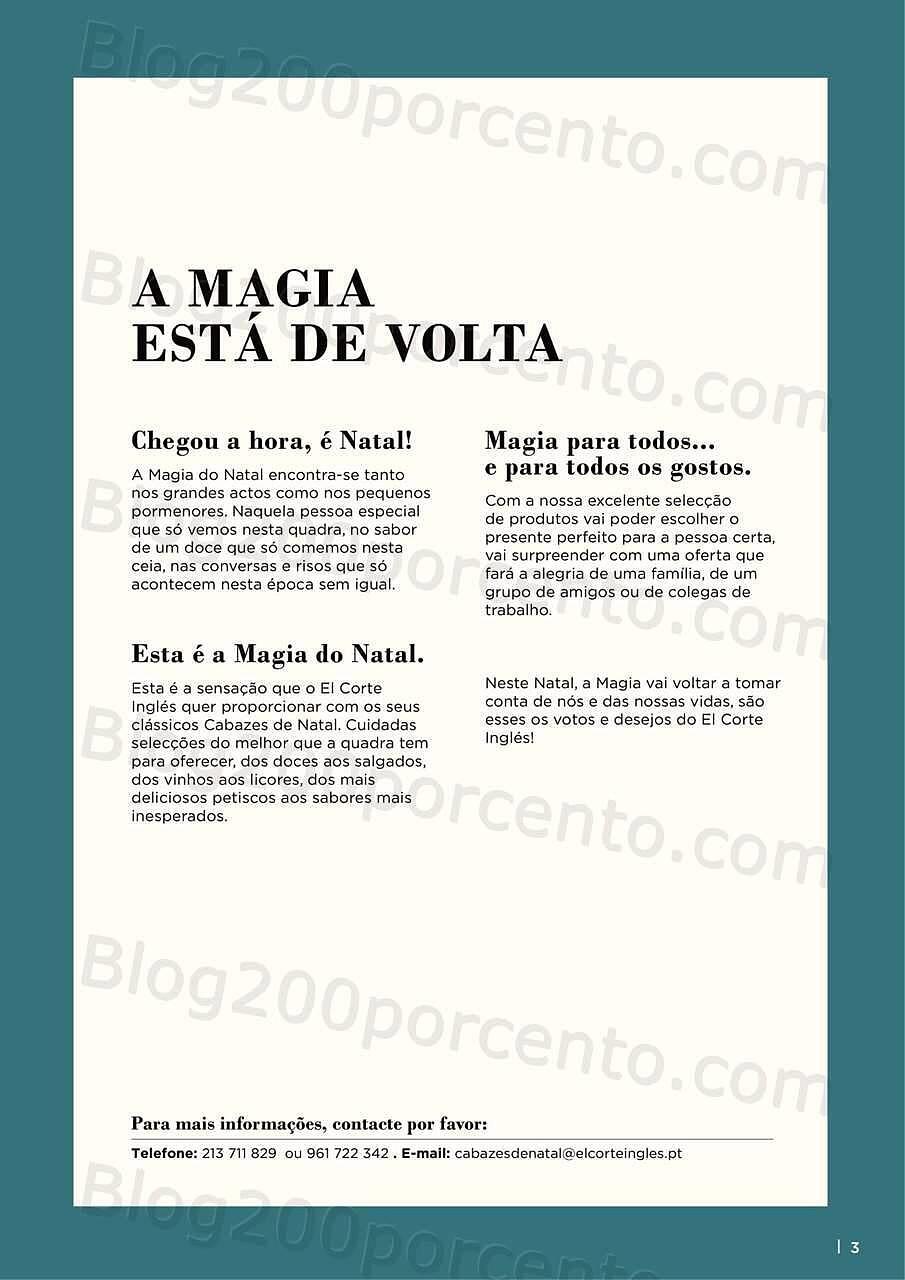 El Corte Inglés Cabazes de Natal